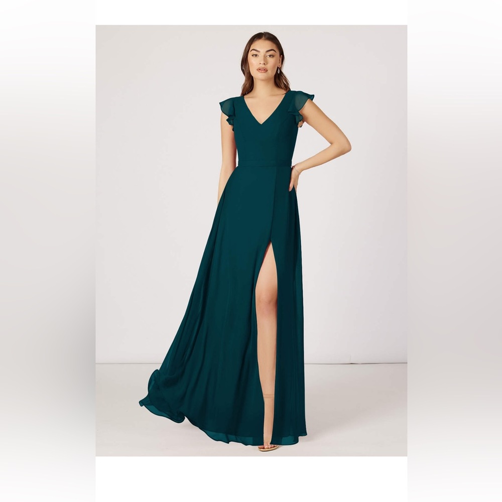 COPY - NWT Azazie Claudine Dress in Pine